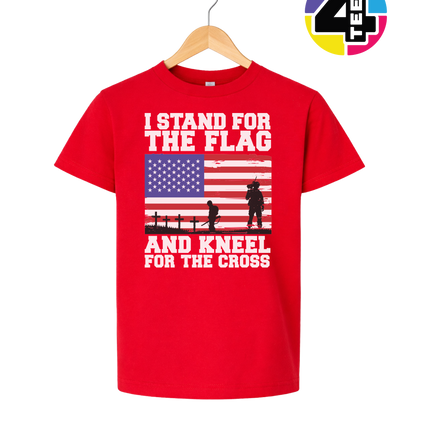 Stand for the Flag Honor the Cross Youth Tee