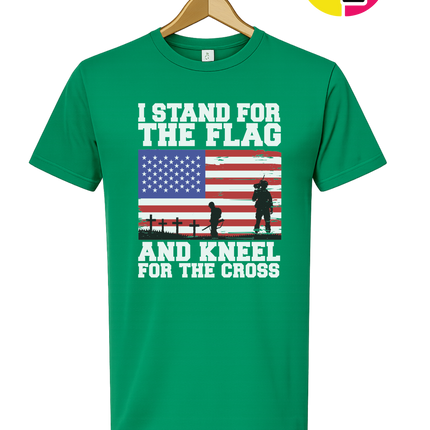 Stand for the Flag Honor the Cross Tee