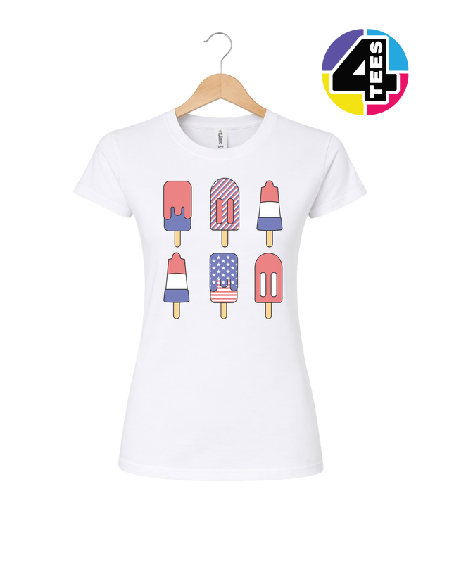 Patriotic Popsicle Party Women's Tee