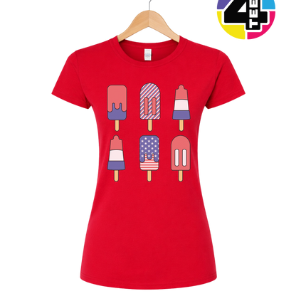 Patriotic Popsicle Party Women's Tee