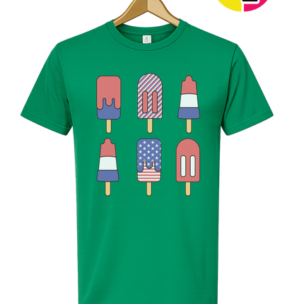 Patriotic Popsicle Party Tee