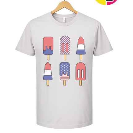 Patriotic Popsicle Party Tee