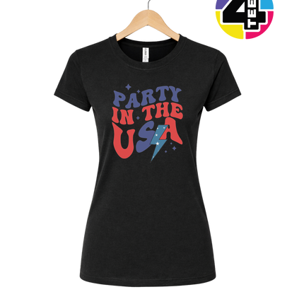 Party in the USA Groovy Bolt Women's Tee