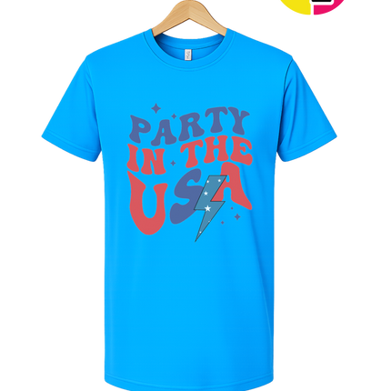 Party in the USA Groovy Bolt Tee