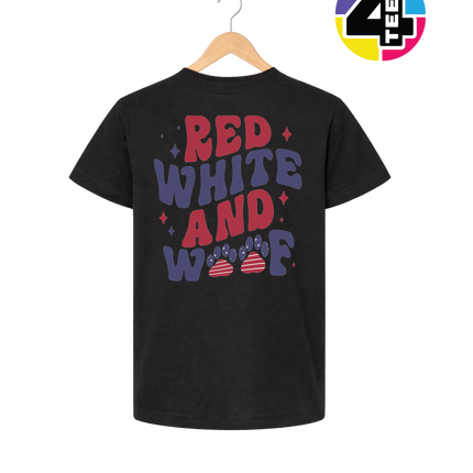 Red, White & Woof Patriotic Paws Youth Tee