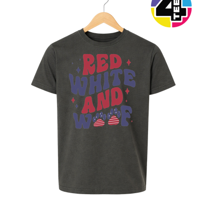 Red, White & Woof Patriotic Paws Youth Tee
