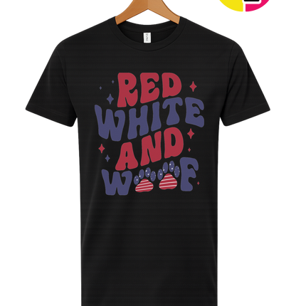 Red, White & Woof Patriotic Paws Tee