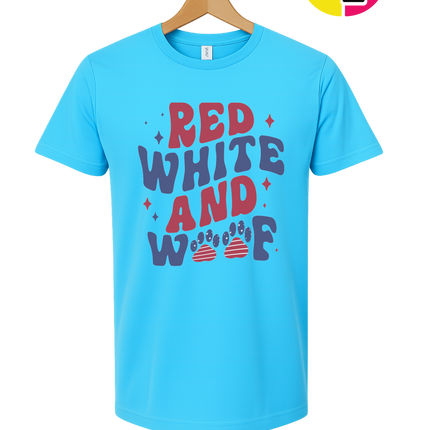 Red, White & Woof Patriotic Paws Tee