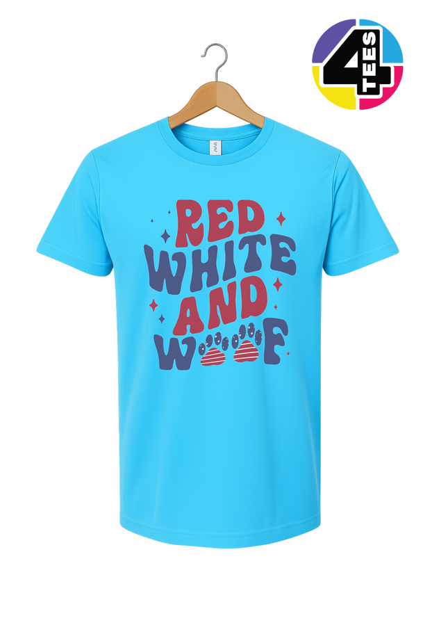 Red, White & Woof Patriotic Paws Tee