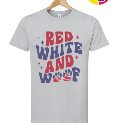 Red, White & Woof Patriotic Paws Tee