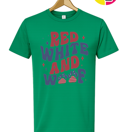 Red, White & Woof Patriotic Paws Tee