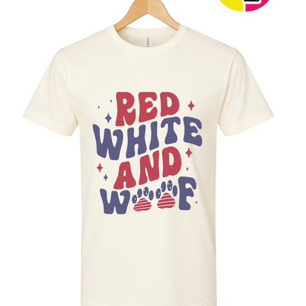Red, White & Woof Patriotic Paws Tee