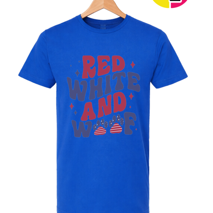 Red, White & Woof Patriotic Paws Tee