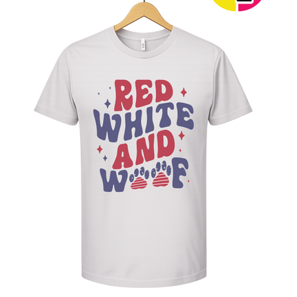 Red, White & Woof Patriotic Paws Tee