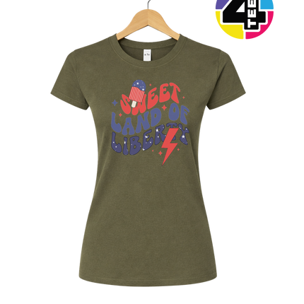 Sweet Liberty Pop Women's Tee