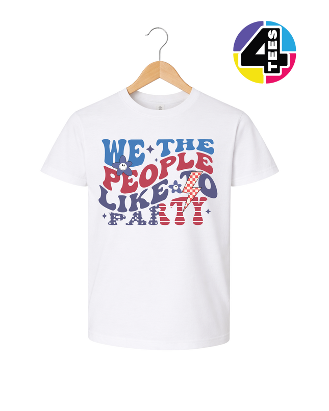 We The People Like To Party Youth Tee