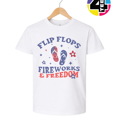 Flip Flops, Fireworks & Freedom Youth Tee