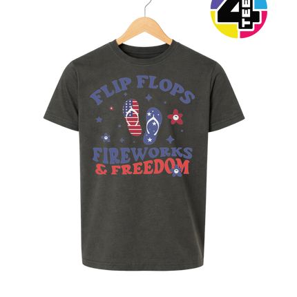Flip Flops, Fireworks & Freedom Youth Tee