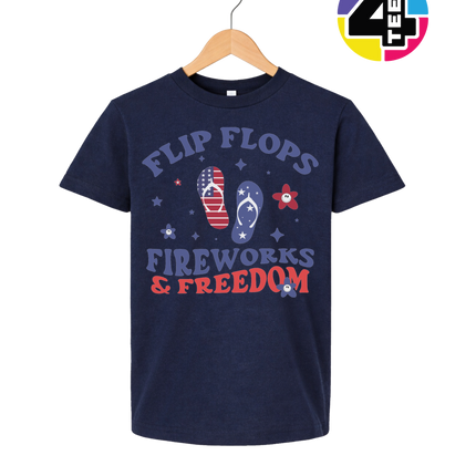 Flip Flops, Fireworks & Freedom Youth Tee