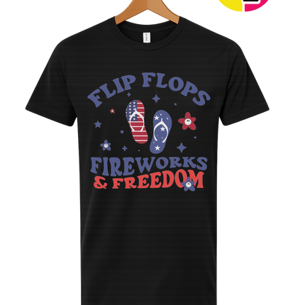 Flip Flops, Fireworks & Freedom Tee