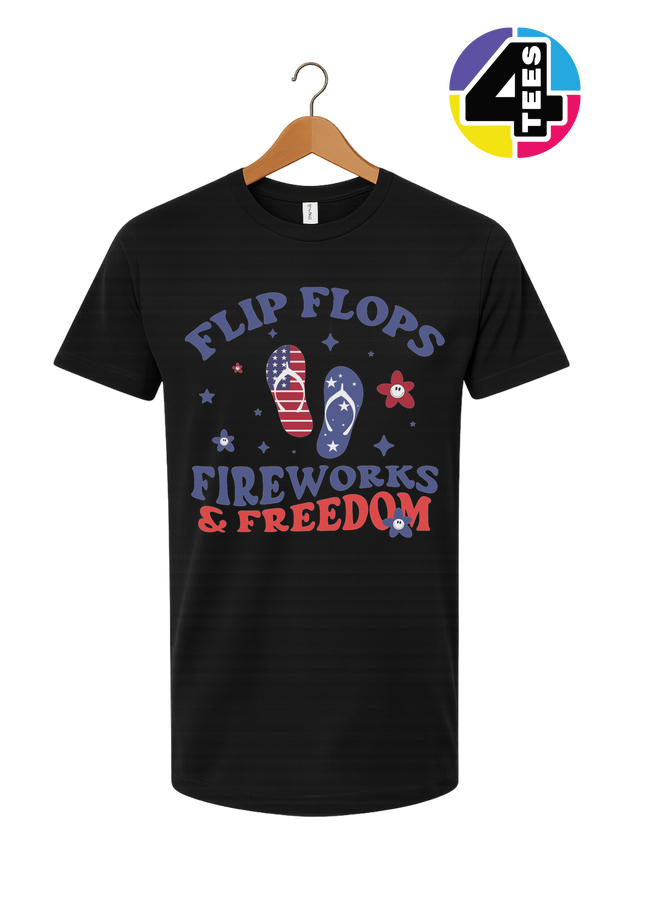 Flip Flops, Fireworks & Freedom Tee