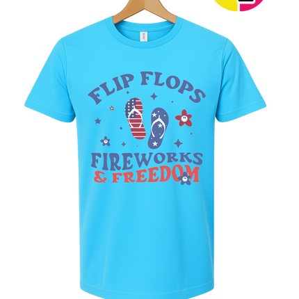 Flip Flops, Fireworks & Freedom Tee