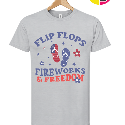 Flip Flops, Fireworks & Freedom Tee
