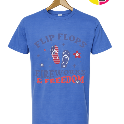 Flip Flops, Fireworks & Freedom Tee