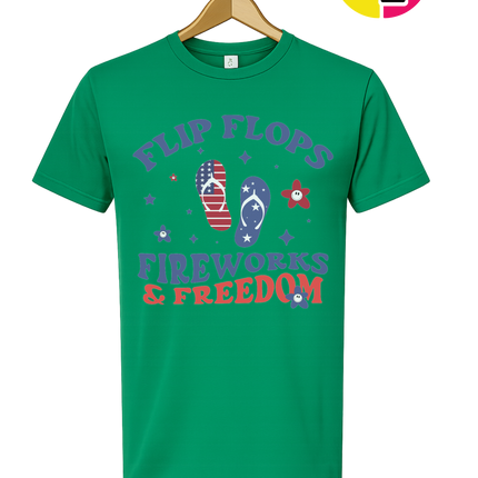 Flip Flops, Fireworks & Freedom Tee