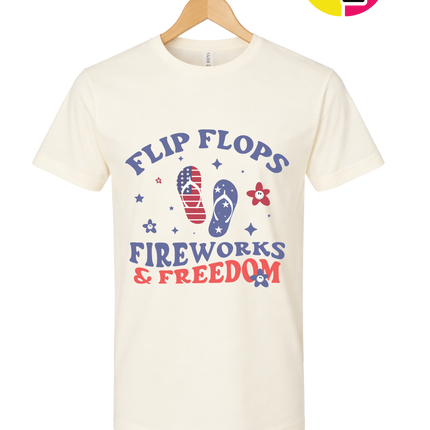 Flip Flops, Fireworks & Freedom Tee