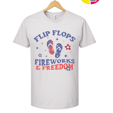 Flip Flops, Fireworks & Freedom Tee