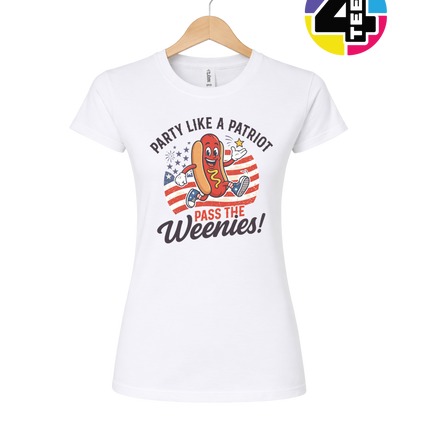 Patriotic Wiener Party Women's Tee
