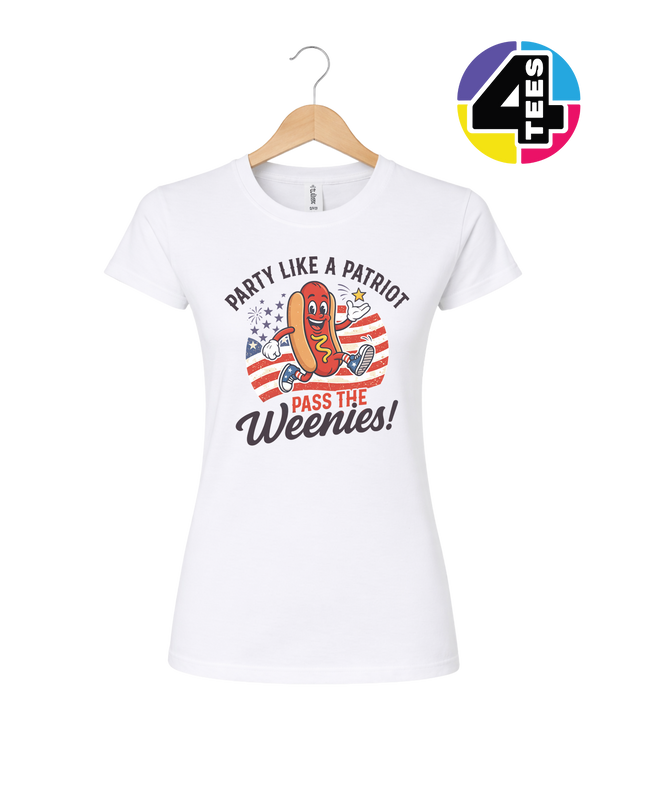 Patriotic Wiener Party Women's Tee