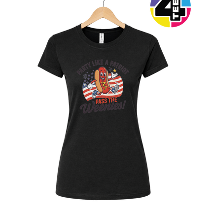 Patriotic Wiener Party Women's Tee