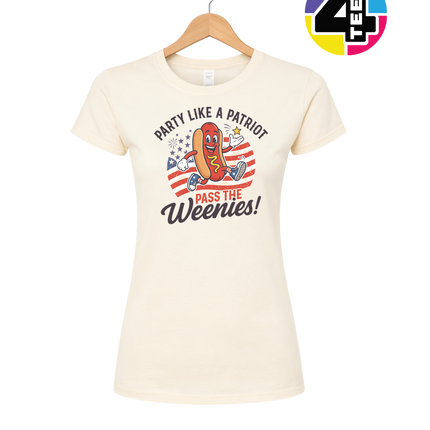 Patriotic Wiener Party Women's Tee