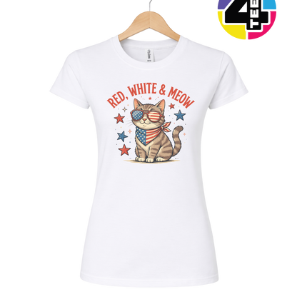 Patriotic Meow Shades Women's Tee