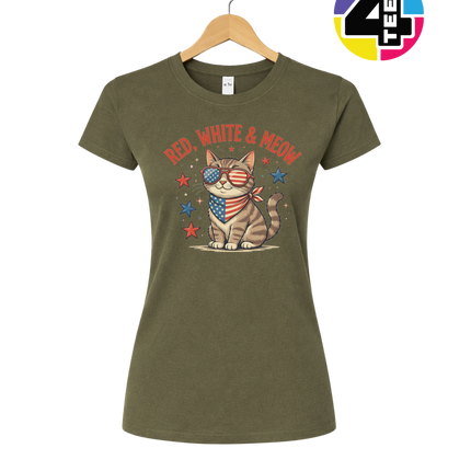 Patriotic Meow Shades Women's Tee