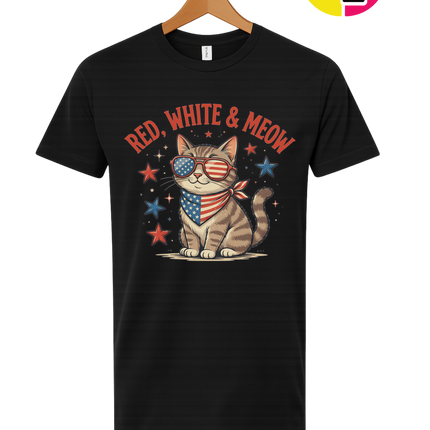 Patriotic Meow Shades Tee