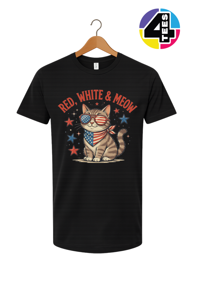 Patriotic Meow Shades Tee