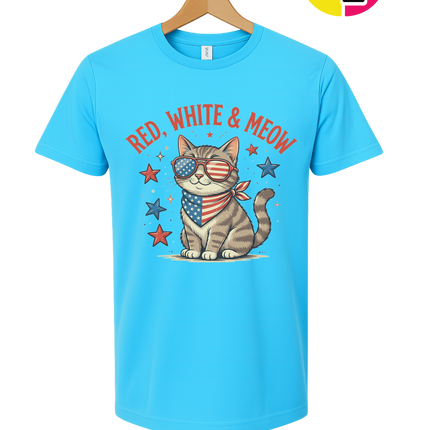 Patriotic Meow Shades Tee