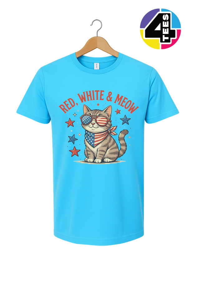Patriotic Meow Shades Tee