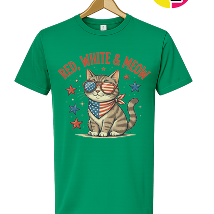 Patriotic Meow Shades Tee