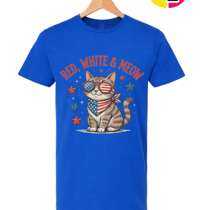 Patriotic Meow Shades Tee