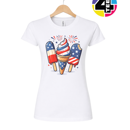 Stars & Scoops Freedom Pops Women's Tee