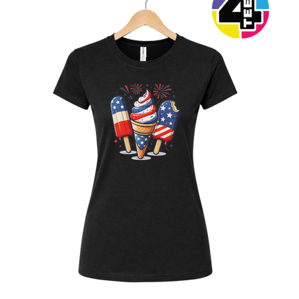 Stars & Scoops Freedom Pops Women's Tee
