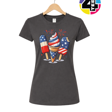 Stars & Scoops Freedom Pops Women's Tee