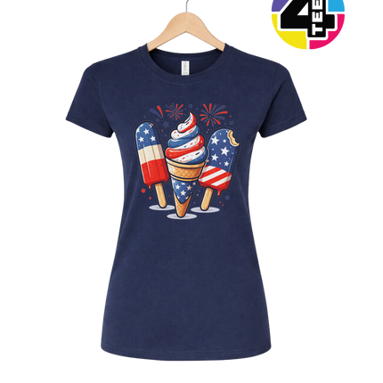 Stars & Scoops Freedom Pops Women's Tee