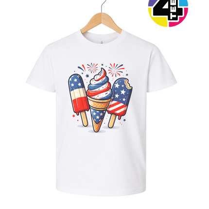 Stars & Scoops Freedom Pops Youth Tee