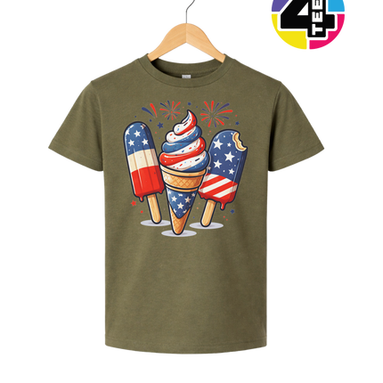 Stars & Scoops Freedom Pops Youth Tee