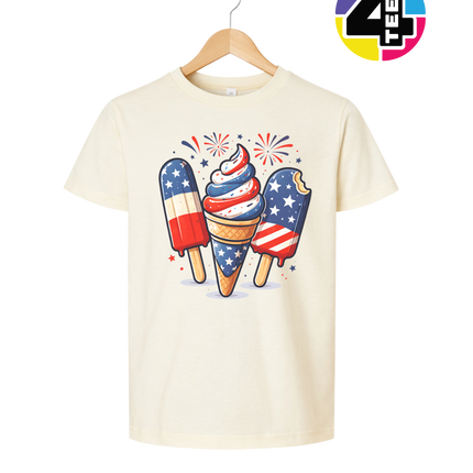 Stars & Scoops Freedom Pops Youth Tee